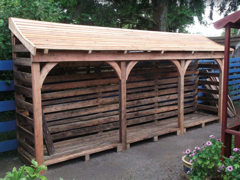 4m3 Capacity Wood Shelter